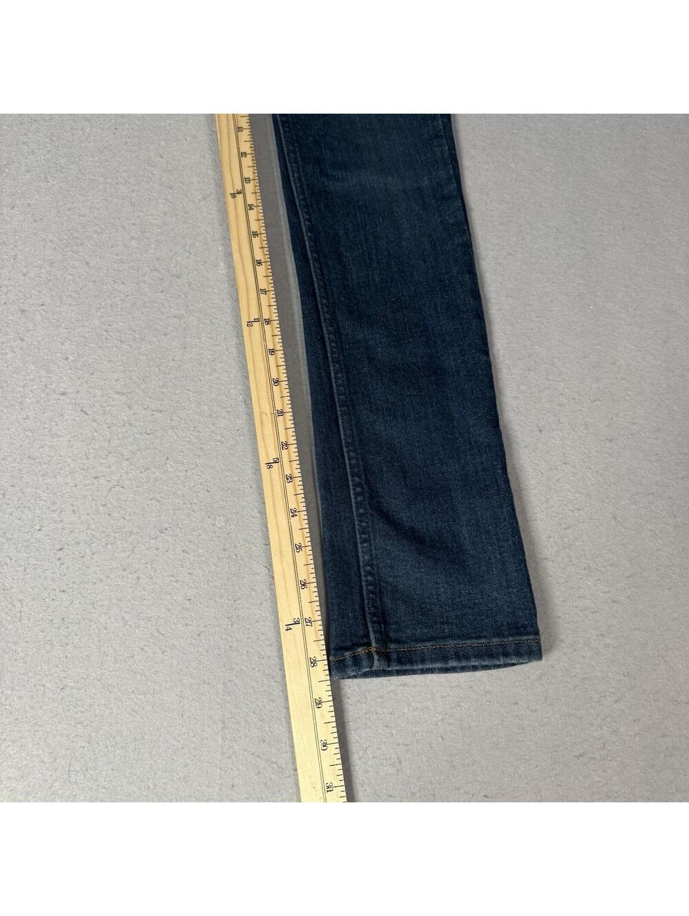 Carhartt Jeans Womens Size 2 Regular Slim Fit Dark Wash Stretch Blue Denim - Picture 7 of 14